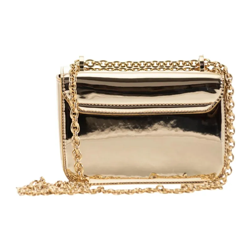 Furla Metropolis Collection Polyurethane Crossbody Bag Shoulder Bag Women's Gold-3