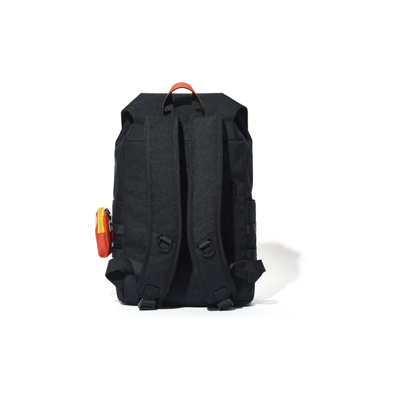 BOSTANTEN Fabric Laptop Bags Backpacks Medium Size Unisex Black/Gray-1