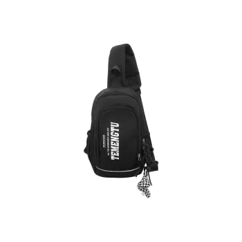 NIGEER Nylon Small Backpack Crossbody Bag Sling Bag Regular Unisex Black/Red/Blue/Green