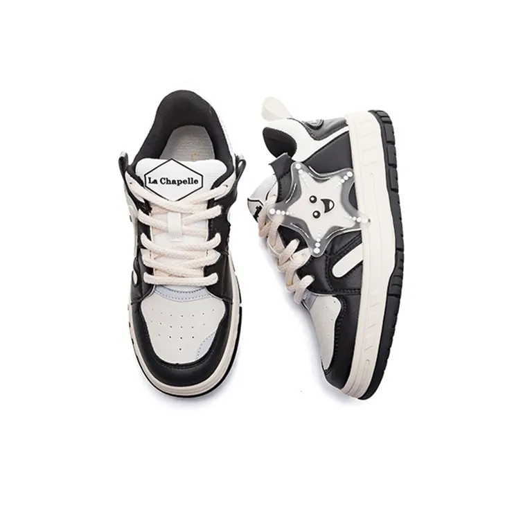 La Chapelle Wear resistant And Lightweight Low Top Skateboard Shoes Women's-22