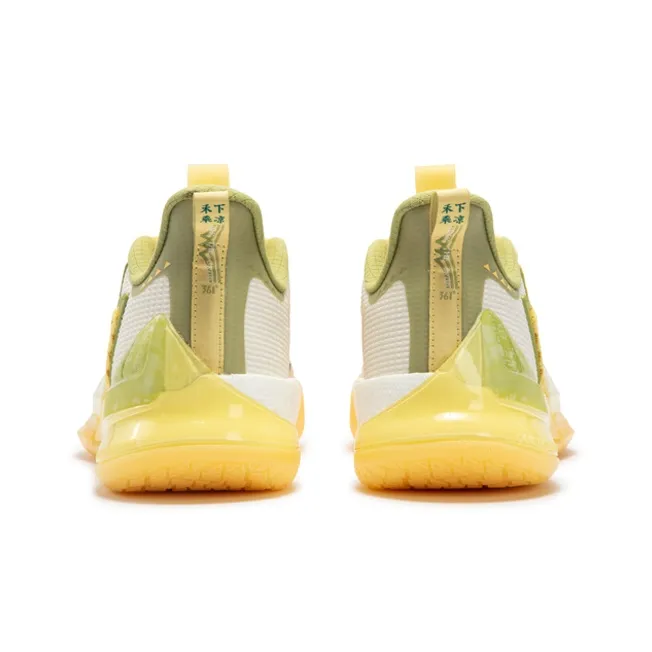 361° BIG3 4.0 PRO Basketball Shoes Men Low Top Sago/Smoothie Yellow-3