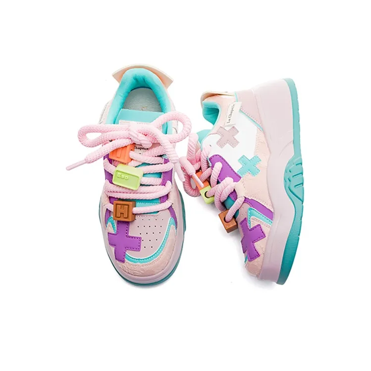 La Chapelle Height Increasing Lightweight Low-Top Skateboard Shoes Women's-12