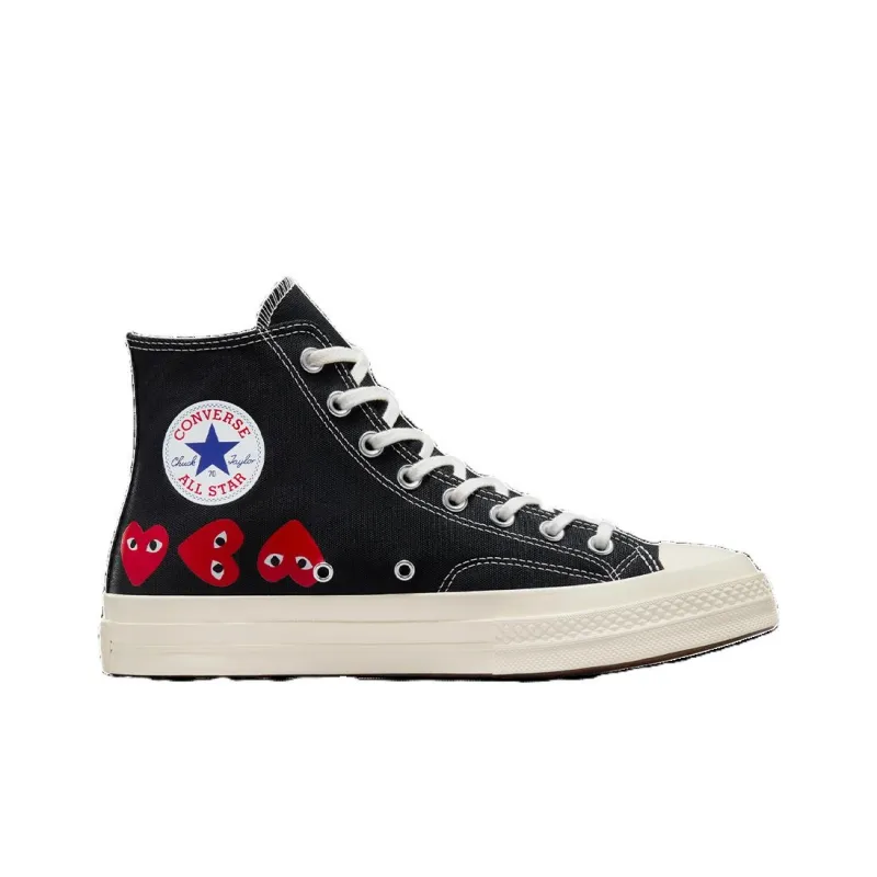 Chuck 70 Comme Des Garçons Play X Converse High 'Multi Heart Black'-1