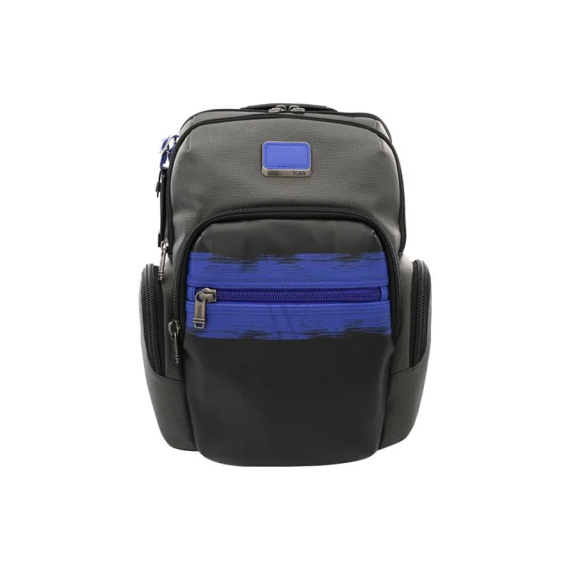 TUMI Alpha Bravo Nylon Travel Bags Backpack Unisex Brushed Blue-0