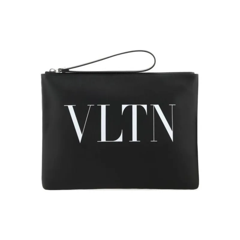 Valentino Smooth Calf Leather Clutch Regular Men's-0