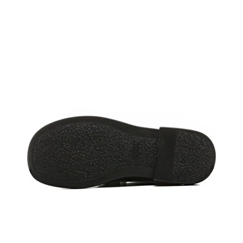 Warrior Loafers Flat Women's Black-3