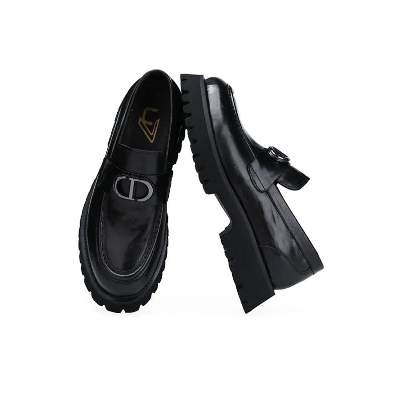 U7 Loafers Men Mid Top Black-2