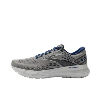Brooks Glycerin 20 Anti Slip Wear Resistant Low Top Casual Running Shoes Men's Gray Blue