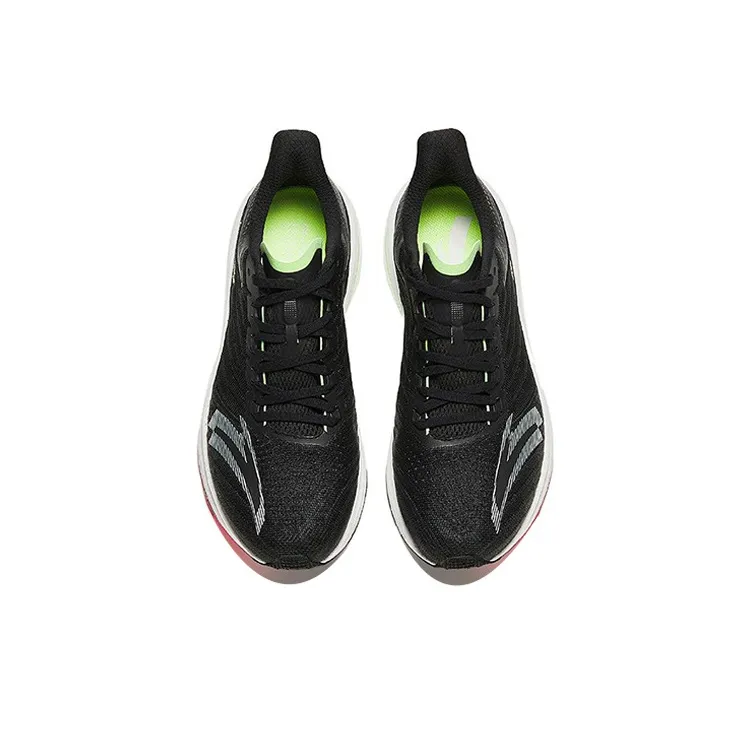 Anta MACH 4.0 Cushioning, Slip Resistant, Rebound Low Top Running Shoes Men's Black-2