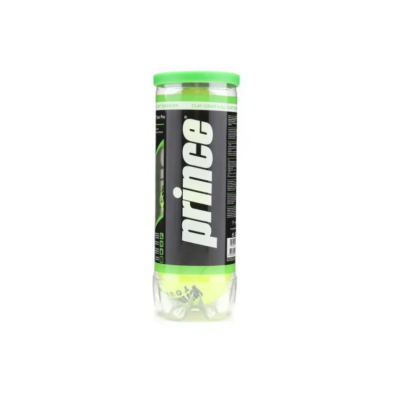 PRINCE NX TOUR PRO Tennis Balls Nylon, Wool, Cotton Match Ball Competition 3 Pack Green-0