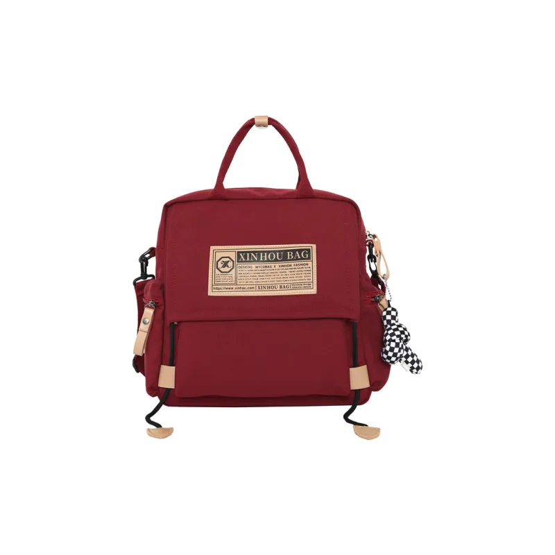 NIGEER Nylon Shoulder Bag, Crossbody Bag, Handbag Unisex Black/Burgundy/White/Blue-4