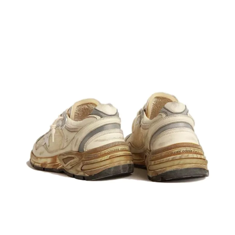 Golden Goose Running Dad-Star White Beige-3