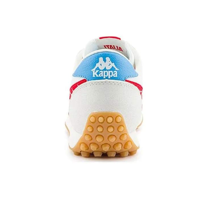 Kappa Anti Slip Wear Resistant Low Top Casual Running Shoes Unisex White Red-2