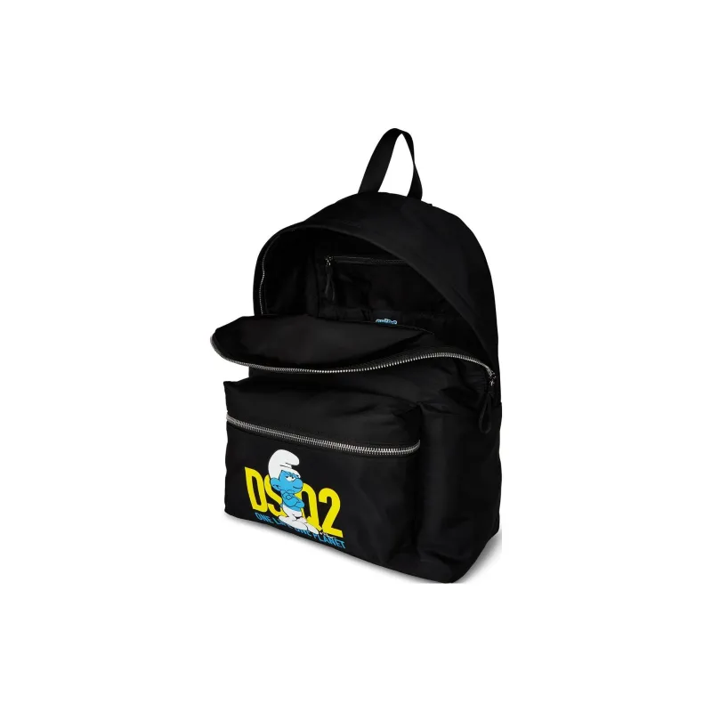 DSQUARED 2 Recycled Polyester Backpack Men's Black-2
