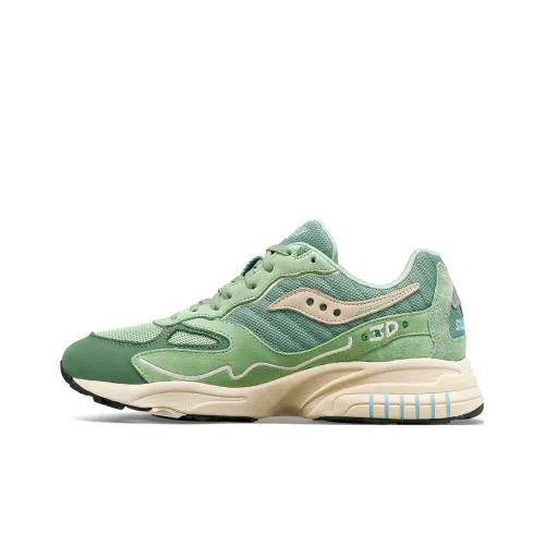 saucony 3D Grid Hurricane Premium 'Green Cream'