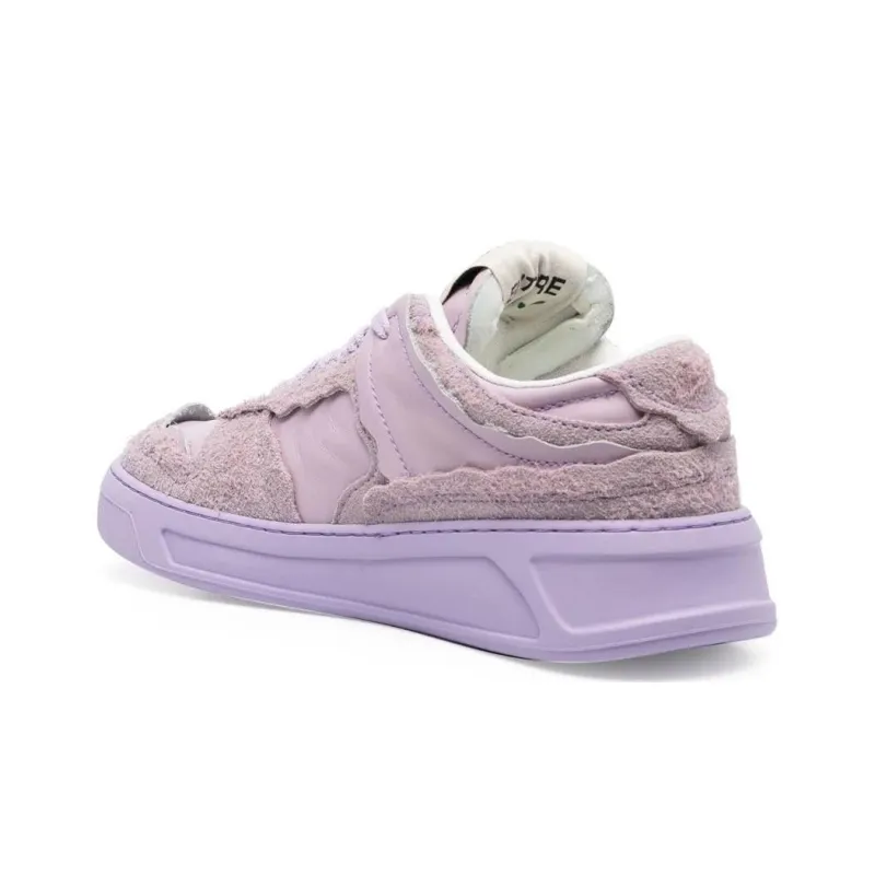 MSGM Low Top Skateboard Shoes Men's Purple-3