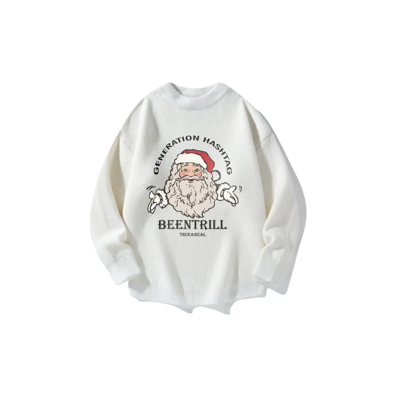 BEENTRILL Sweater, Thickened And Fleece Lined Unisex-4