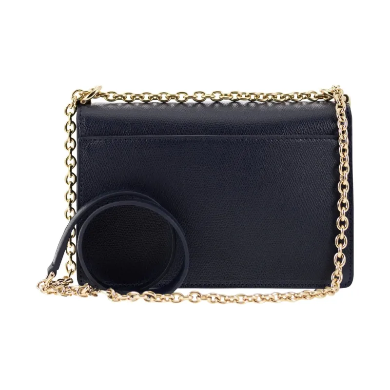 Furla 1927 Collection Calfskin Shoulder Bag, Crossbody Bag Women's Blue-3