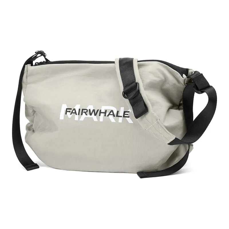FAIRWHALE Fabric Gym Bag Large Size Men's Khaki/Black-1