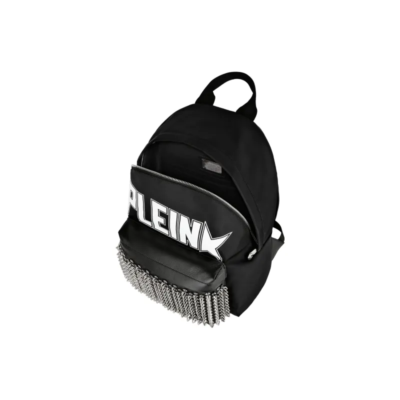 PHILIPP PLEIN Calfskin Backpack Unisex Black-2