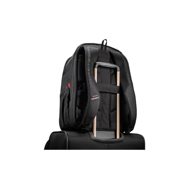 SAMSONITE Nylon Travel Bags Backpack Large Size Men's Black-4