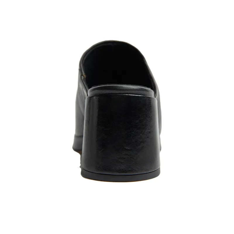 MIISTA Wrap-toe Slippers Women's Black-4