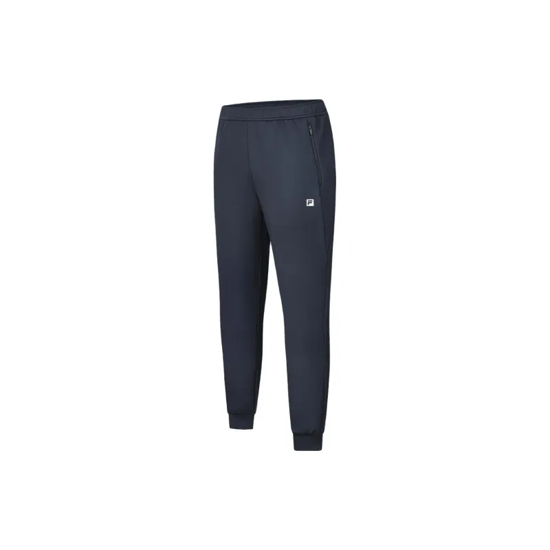 FILA Knitted Sweatpants Men's Navy Blue-2