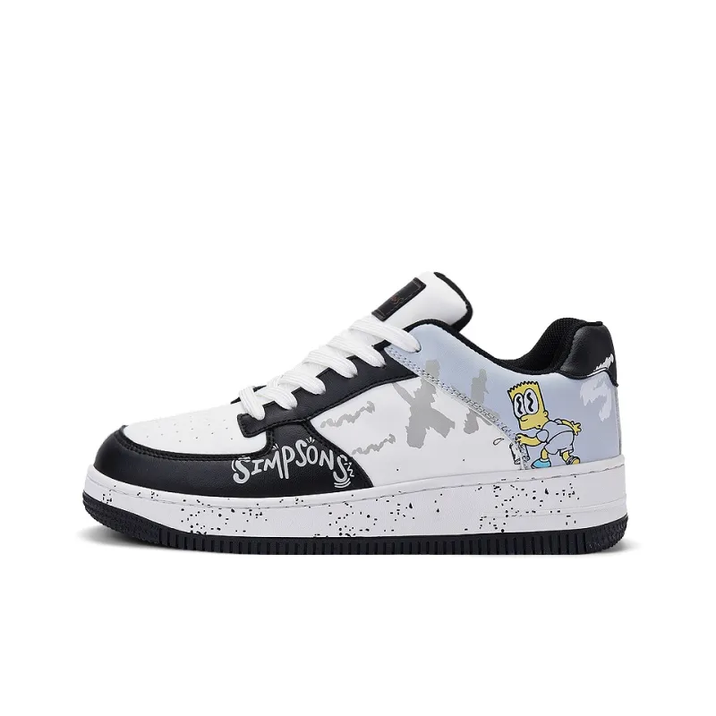 The Simpsons Cushioning Abrasion Resistant Breathable Low Top Skateboard Shoes Unisex-2