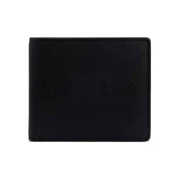 HUGO BOSS Sheepskin Wallet Men's Black