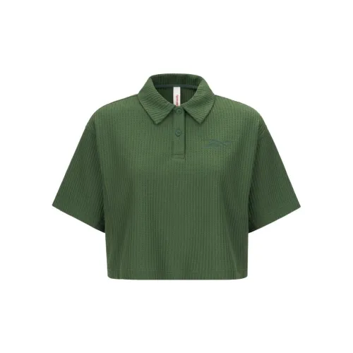 Reebok Polo Shirt Women's Green