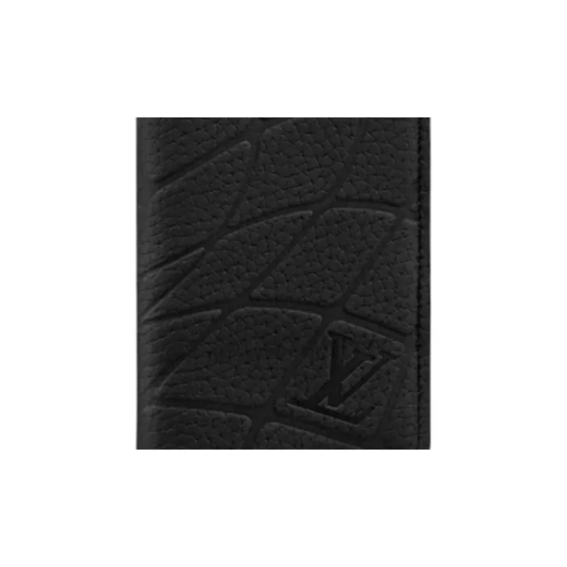 LOUIS VUITTON FIFA Collaboration Leather Wallet Men's Black-1