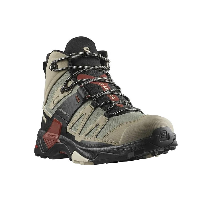 SALOMON X Ultra 4 Mid GORE-TEX 'Vintage Khaki Black' - Cheap SALOMON X Ultra 4 Mid GORE-TEX 'Vintage Khaki Black' - Cheap