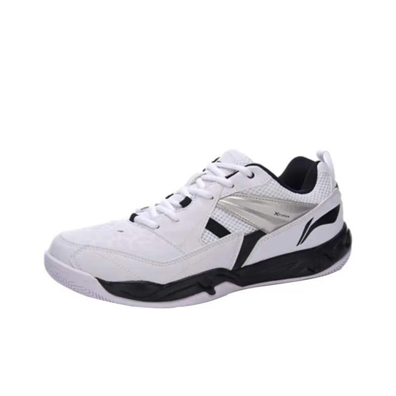 LiNing Koba Low Top Badminton Shoes Men's White-1