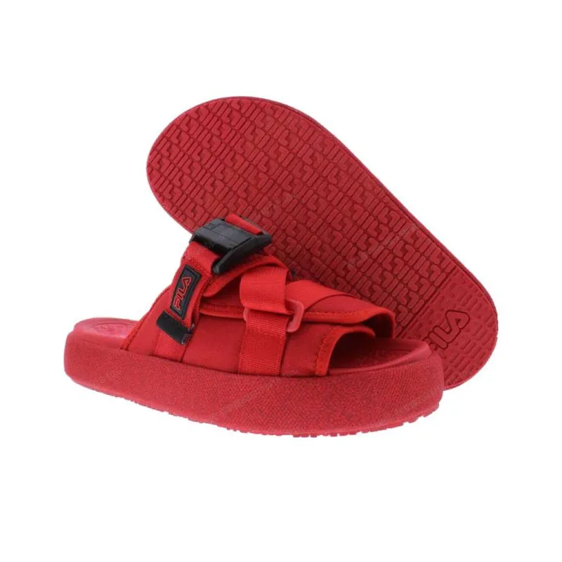 FILA Atlas Slide Slippers Men's Red Black-3