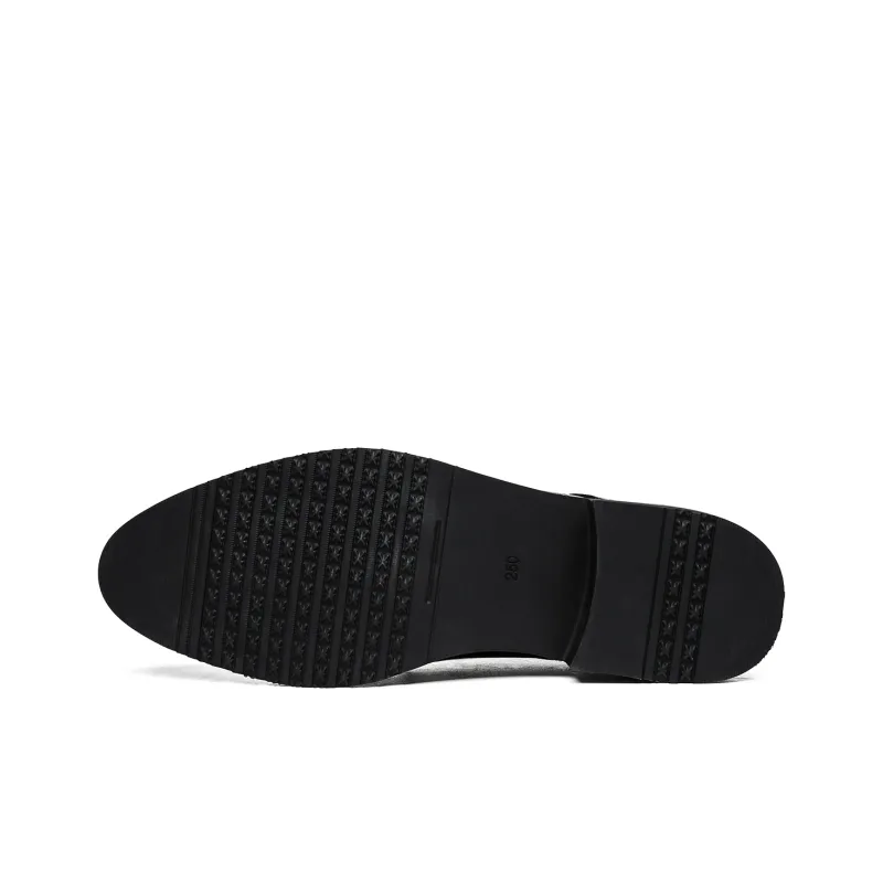 CHINT Derby Shoes Dress Shoes Men's Black-4