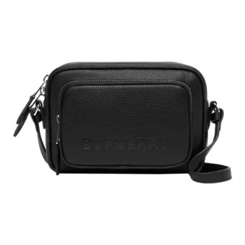 Burberry Leather Shoulder Bag, Crossbody Bag Women's Black