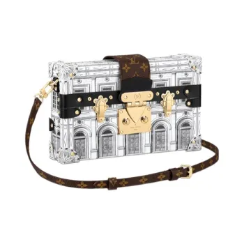 LOUIS VUITTON X Fornasetti Petite Malle Black/White