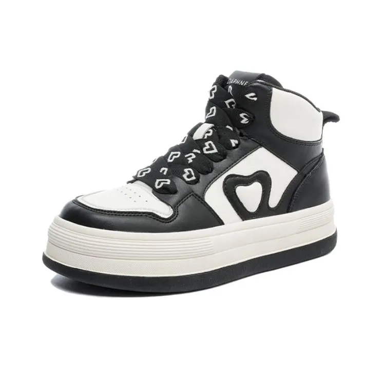 DAPHNE Slip Resistant High Top Skateboard Shoes Women's-4