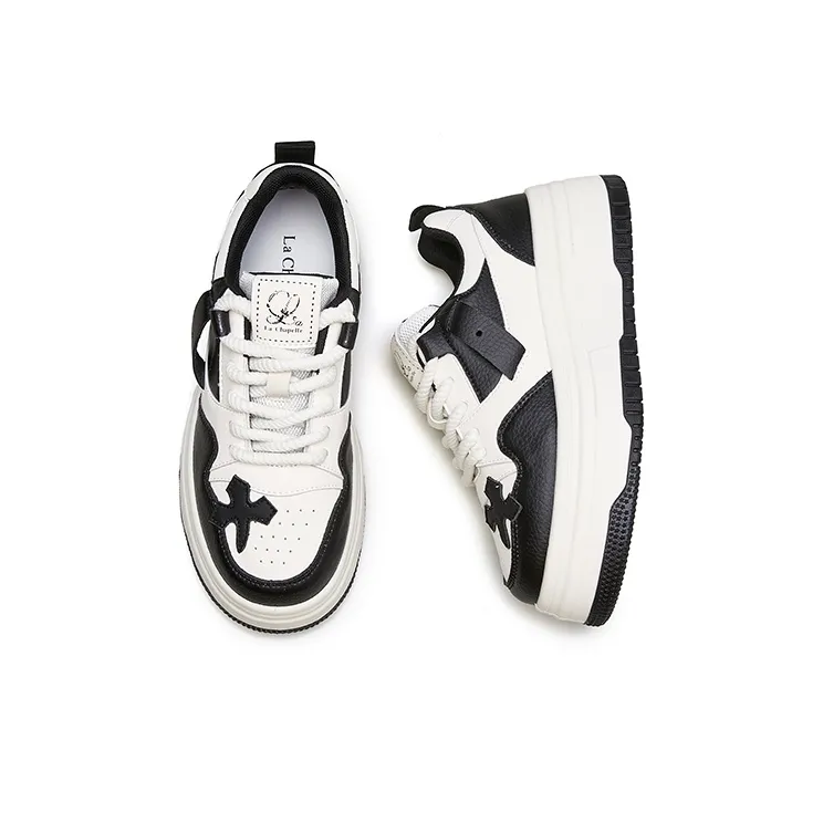 La Chapelle Height Increasing Lightweight Low-Top Skateboard Shoes Women's-2