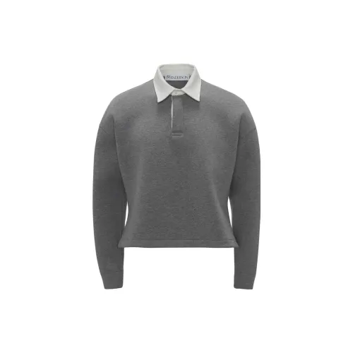 JW Anderson Polo Shirts Men Gray