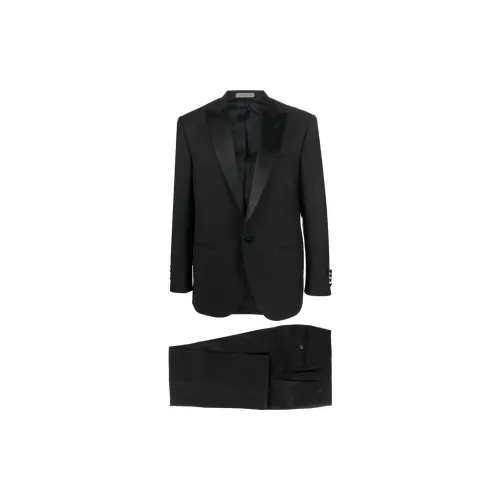 Corneliani Peak Lapel Single-breasted Virgin-wool Suit