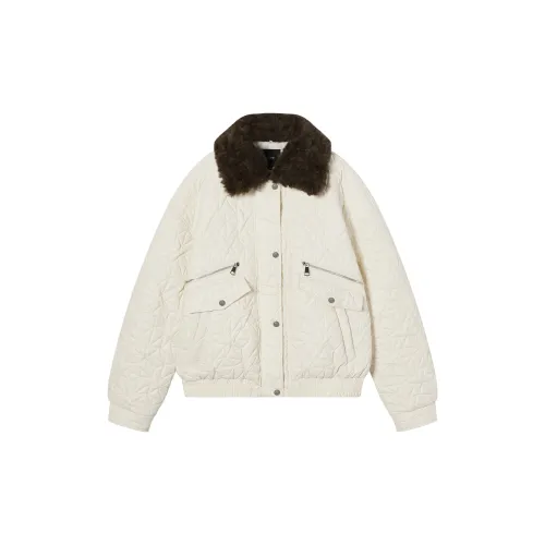 I'M ONE Puffer Jackets Women's Off White