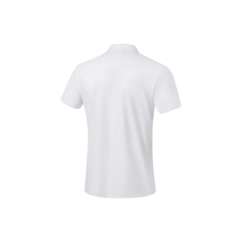 LiNing Fitness Series Polo Shirt Men's Standard White-1