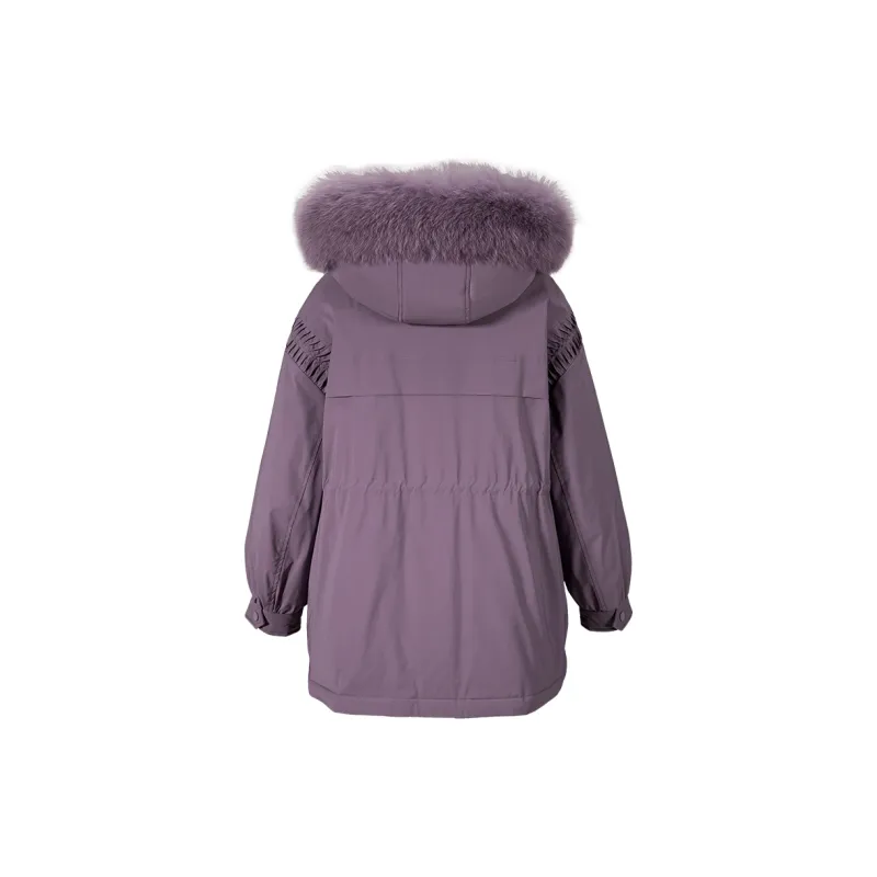 XIANGYING Down Jacket Women's Purple-1