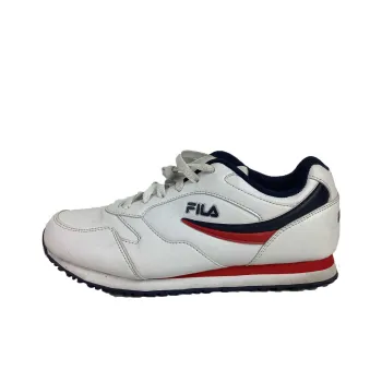 FILA Anti-Slip And Wear-Resistant Breathable Low-Top Tennis Shoes Women's White
