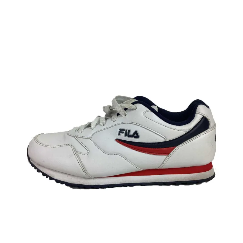 FILA Anti-Slip And Wear-Resistant Breathable Low-Top Tennis Shoes Women's White-0