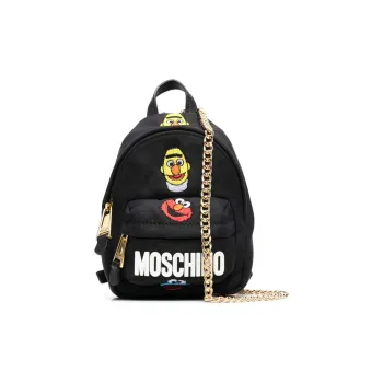 MOSCHINO Polyester Backpack Mini Women's Black