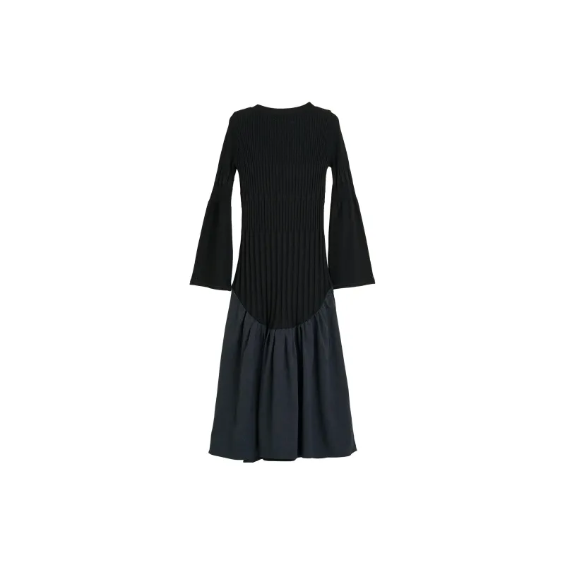 PUBLIC TOKYO Long Sleeved Dresses Women's Black-1