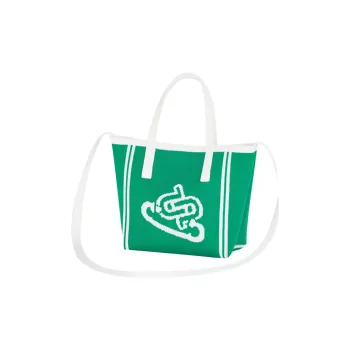 Usual Unusual Polyester Tote Crossbody Bag, Shoulder Bag Regular Unisex Green