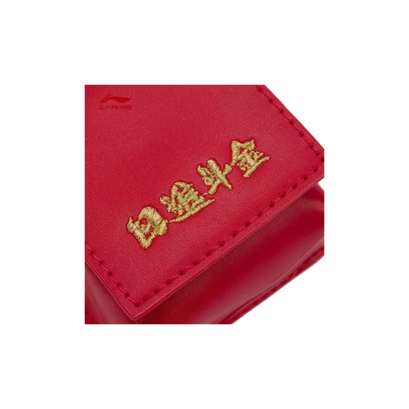 LiNing Sports Life Collection Polyester One Shoulder Crossbody Earphone Case Regular Unisex Red-4
